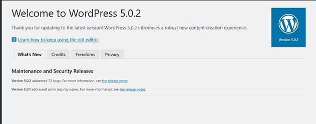 WordPress 5.0 is Here…